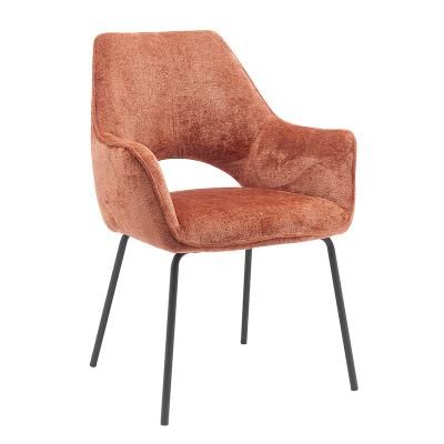 China Wholesale Cheap Home Wholesale Nordic Chair Velvet Furniture Modern Design Luxury Room Comfortable Living Room Dining Chair Metal Legs for sale