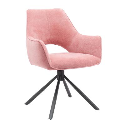 China Factory Sale Modern Design Hot Simple Fabric Art Stitching Hotel Cafe Nordic Comfortable Dining Chair for sale