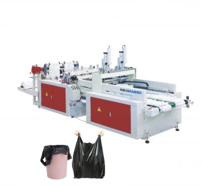 China Garment Shops 700mm T-shirt Bag PE Bag Hot Sealing Production Line Making Waste Bag Making Machine for sale