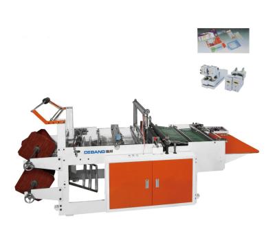 중국 Garment Shops Wholesale High Quality Heat Cut Seal Bottom Heat Seal Bag Making Machine 판매용