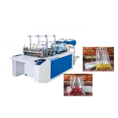 China Organic Garment Shops Cold Cut High Speed ​​HDPE LDPE Degrdable Shopping Bag Making Machine Automatic for sale