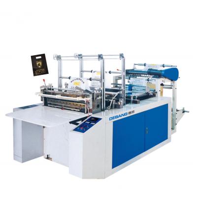 China Garment Shops 4 Lines Hot Cut Plastic Bag Making Machine Price Shopping Bag Machine en venta