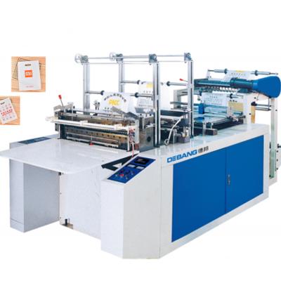 中国 Garment Shops 2 Layer Cold Cut PE HDPE LDPE Hot Seal Flat Shopping Bag Making Machine For Sale 販売のため