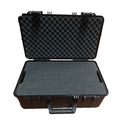 China Durable Small Black Hard Plastic Case Travel Storage Case Tool Suitcase With Custom Design Foam for sale