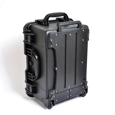 China Durable Plastic Waterproof Flight Case With Wheels for sale