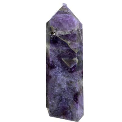 China Feng Shui Wholesale Natural Hand-carved Crystal Point Dream Amethyst Tower healing for decoration for sale