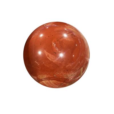 China Wholesale High Quality 100% Crystal People's Natural Quartz Crystal Polished Red Jasper Ball for Gifts for sale