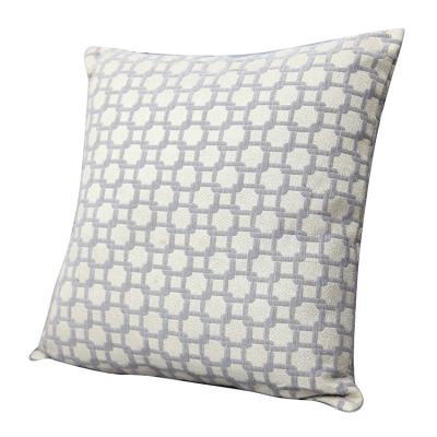 China Custom Jacquard Linen Cushion Covers Jacquard Sofa Decorative Cotton Linen Cushion Cover for sale