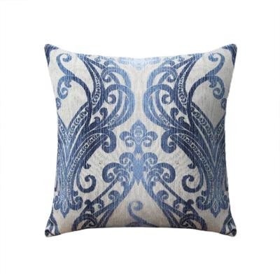 China Latest Jacquard Design Woven Sofa Cushion Covers Luxury Jacquard Pillow Case 50x50 for sale