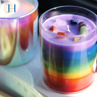 China 2021New China Suppliers Eco-friendly Handmade Organic Charm Scented Chakra Spiritual Colored Soy Wax Relax Meditation Prayer Candle for sale