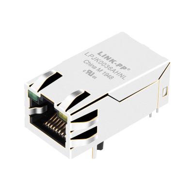 China THT Solder 0826-1A1T-43-F RJT-11UC1F-G13 AR11-3847I RJ45 Connector With Integrated Magnetics for sale