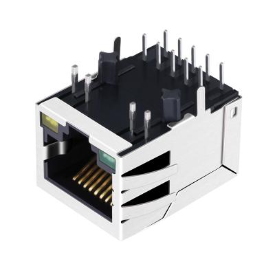 China THT Solder ARJM11A3-805-AD-ER2-T ARJM11A3-809-AD-ER2-T 2.5G Integrated Magnetic Jacks RJ45 Female Connector for sale