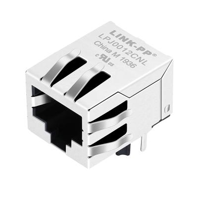 China Ethernet Interface 13F-61ND2NL 13F-64ND2NL 10/100 Base-T Tab Down Without LED RJ45 Cat5e Connector for sale