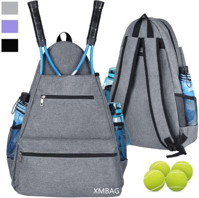 China Large Waterproof Racket Bag Badminton Bag Pickleball Tennis Backpack For Holding Tennis Racket, Squeeze Racket, Balls And Other Accessories for sale