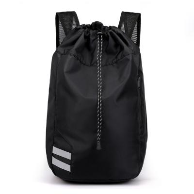 China Waterproof Waterproof Drawstring Gym Men Sports Backpack Outdoor Training Basketball Bag for sale