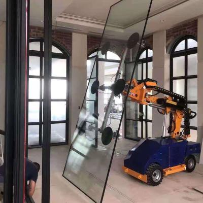 China Mobile building installation robot for 300kg 400kg 500kg 600kg building glass mobile battery electric lifting machine robot vacuum lifter glass lifter with suction cup for sale