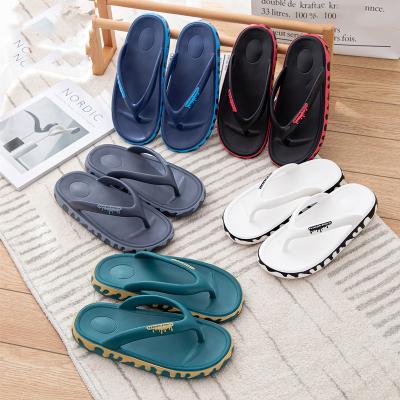 China Fashion Trend Customized Hot PVC Strap Mens Logo Outdoor Summer Beach Wholesale Sales Comfort Sports Casual EVA Flip Flops Flipflops Slippers for sale