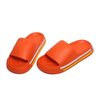 China Cushioning Hot Sales Custom Logo Personalizadas Zapatilla Orange Pink Eva Slides Shoe Slippers Footwear White Colorful For Women And Ladies for sale