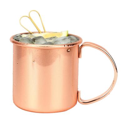 China Sustainable Cocktail Cup Copper-plated Gold Plated Straight Cup for sale