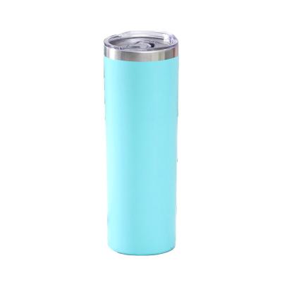 China Sustainable Sublimation Stainless Steel Tumbler 20 oz Lean Straight Barrel for sale