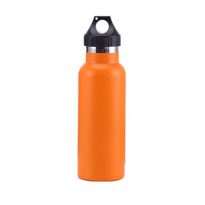 China Double Wall PORTABLE Water Bottle Insulated Stainless Steel Sports Bottle With Handle Cover for sale