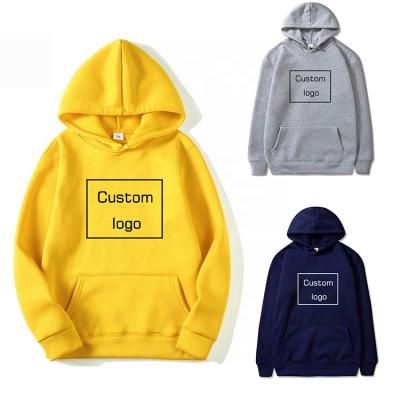 China Viable Custom High Quality Simple White Sweatshirts Oversized Logo 280gsm Blank Hoodies Pullover For Men for sale