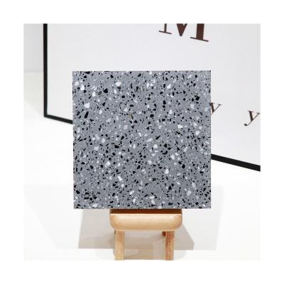 China Modern Factory Price Inorganic Terrazzo Slab Grey Series GM-P-G009 Dark Grey Wall Flooring Terrazzo Stone Table Terrazzo Countertops for sale