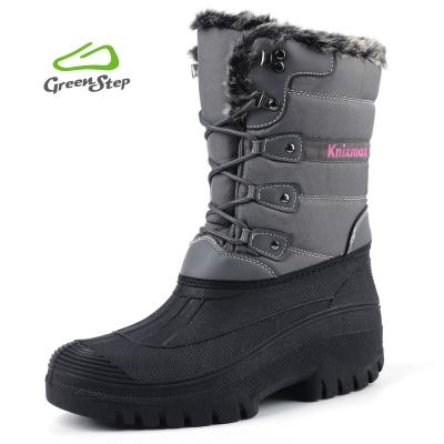 China Wholesale Good Quality Durable Gray Lightweight Boots Women Famous Designer Brands Winter Hiking Snow Boots for sale