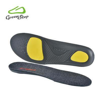 China Low MOQ Fasciitis Feet Arch Support Merino Wool Felt Plantar Winter Flat Natural Insoles Free Orthopedic EVA Freight Inserts for sale