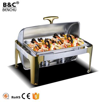 China Stackable Square Stainless Steel Chafing Dish Buffet Stove / Food Warmer Buffet Stove For Sale for sale