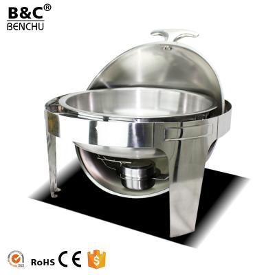 China Eco - Friendly Electric Serving Buffet Stove Food Warmer Stainless Steel Buffet Chafing Dish for sale