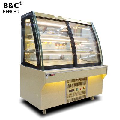 China Single-temperature 413L 2 Layers Reliable And Cheap Commercial Display Cake Refrigerator Showcase for sale