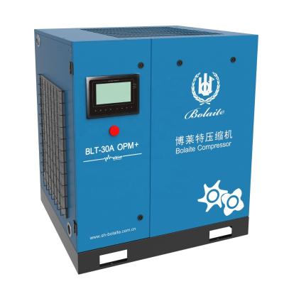 China Bolaite Lubricated Screw Air Compressor 22kw Quiet Painting Machine Guangzhou With VFC VFD for sale