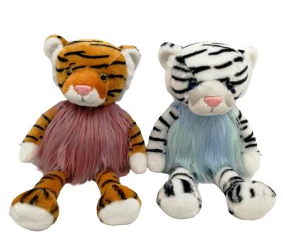 China Wholesale Price New Design Amazon OEM/ODM Plush Toy Fashion Custom Pile High 16 Inch Material Soft Plush Toy Resting Feathery Tiger for sale