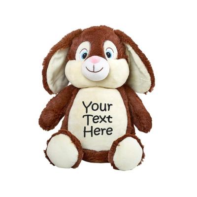 China Cartoon Toy Embroidered Personalized Stuffed Animals Plush Toys with Zipper and Pods for sale