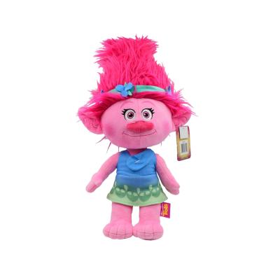 China 36 Months Collection Soft Plush DreamWorks Trolls Movie Stuffed Doll Toys for sale