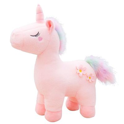 China Custom Soft Stuffed Giant Plush Unicorn Stuffed Kids Gift Toy for sale