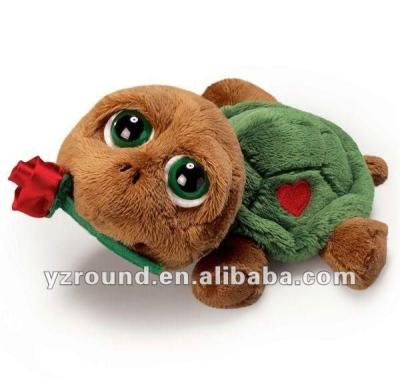 China 36 months hot sale turtle with love gift pink plush toy for sale