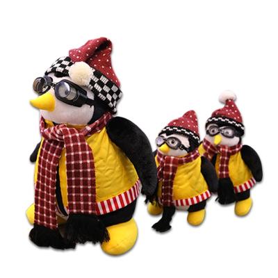 China Lovely Two Size Soft Plush Tencent Winter Christmas Toy Plush Toy Penguin Soft Toy for sale