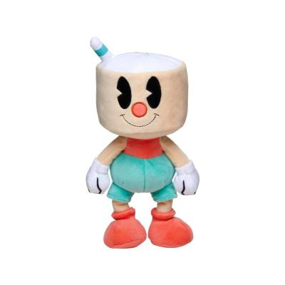 China Decoration Cuphead Mugman Stuffed Soft Plush Custom Plush Kids Gift Toy for sale