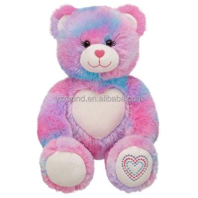 China Beige Cute Plush Giant Teddy Bear With Bow Tie Soft Fluffy Plush Toy for sale