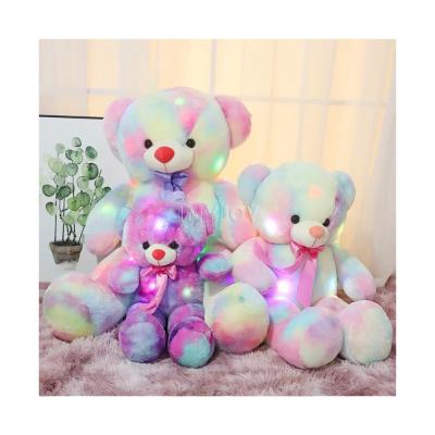 China High Quality Cute Hot Selling Decoration Rainbow Teddy Bear Bear Toys for sale