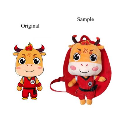 China Good Sale Funny Embroidery Stuffed Plush Toy Animal Squishmallow Kids Gift Custom Sizes Years 2 to 4 for sale