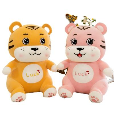 China New Arrival Lucky Tiger Doll Stuffed Plush Toy Animal Squishmallow Lucky Tiger Doll Toys Lucky Tiger Height 35cm for sale