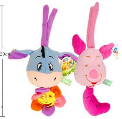 China Develop Intelligence Baby Blue Night Sleep Music Cuddly Plush Soft Plastic Toy for sale