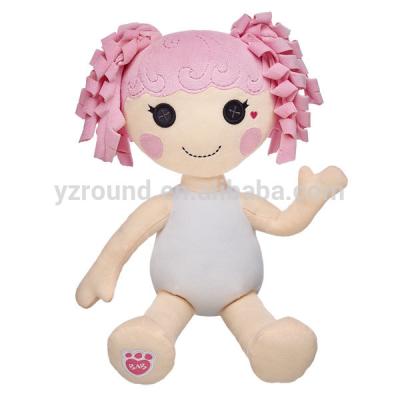 China Soft Stuffed Rag Doll Nylon Fabric Plush Girl Doll OEM Kids Gift Custom Toy for sale