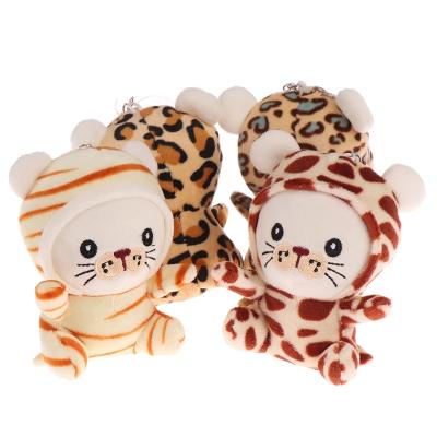 China Plush Toy 2022 New 11CM Tiger Key Chain Toy Doll Tiger Stuffed Plush ToyPendant Plush Toy New Year's Gift for sale