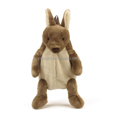 China 36 months hot sale animal school bag backpack kangaroo plush toy made in china for sale