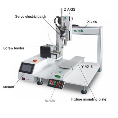 China Factory 3 AXIS simple and economical single-station desktop screw machine automatic locking screw machine for sale