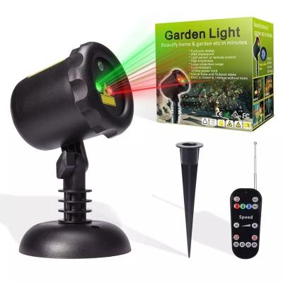 China Garden Laser Light 8 Patterns Flowers Moving High Waterproof X-34P-1-D Laser Christmas Lights for sale